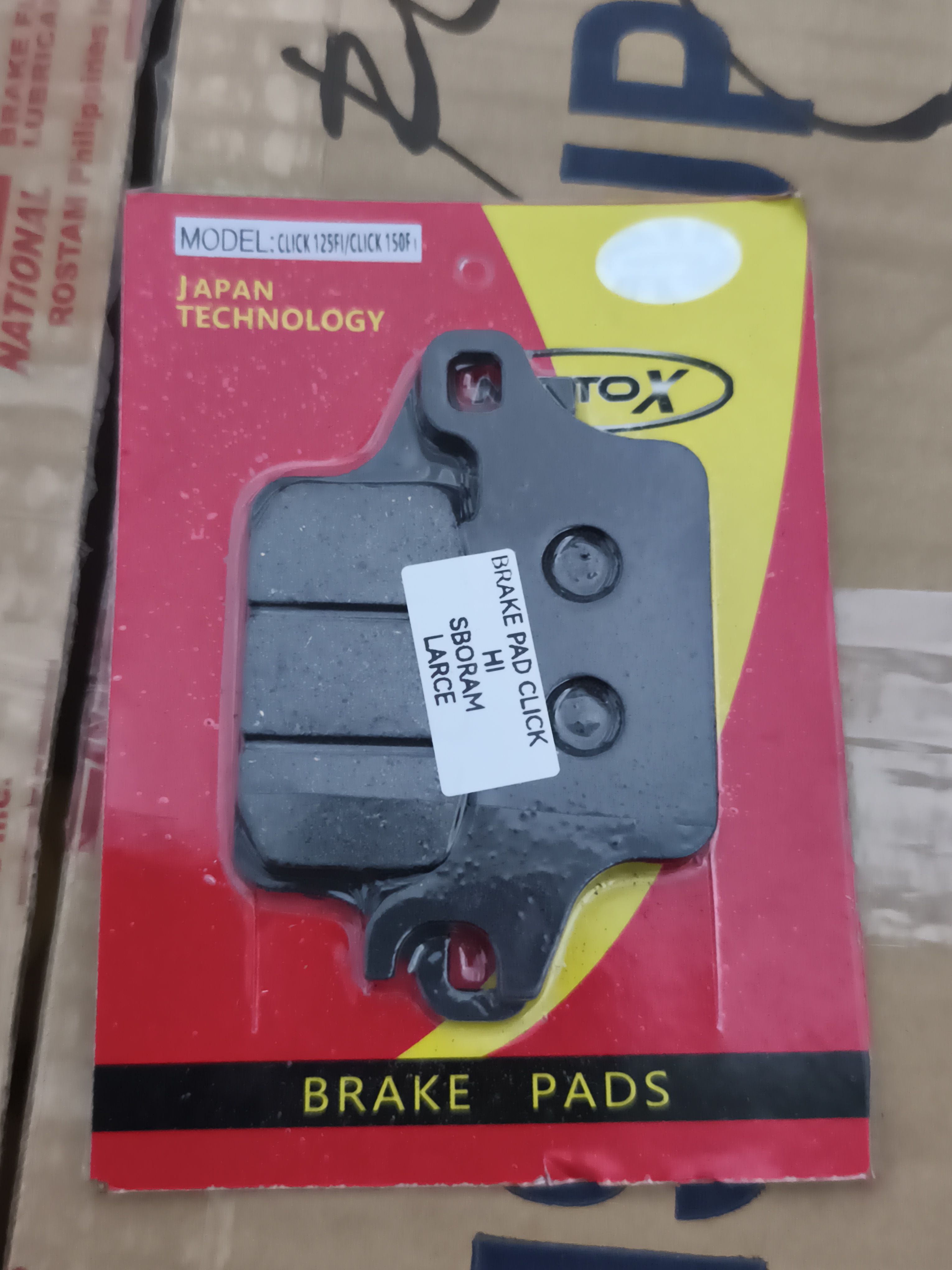 MOTOX BRAKE PAD CLICK125/150