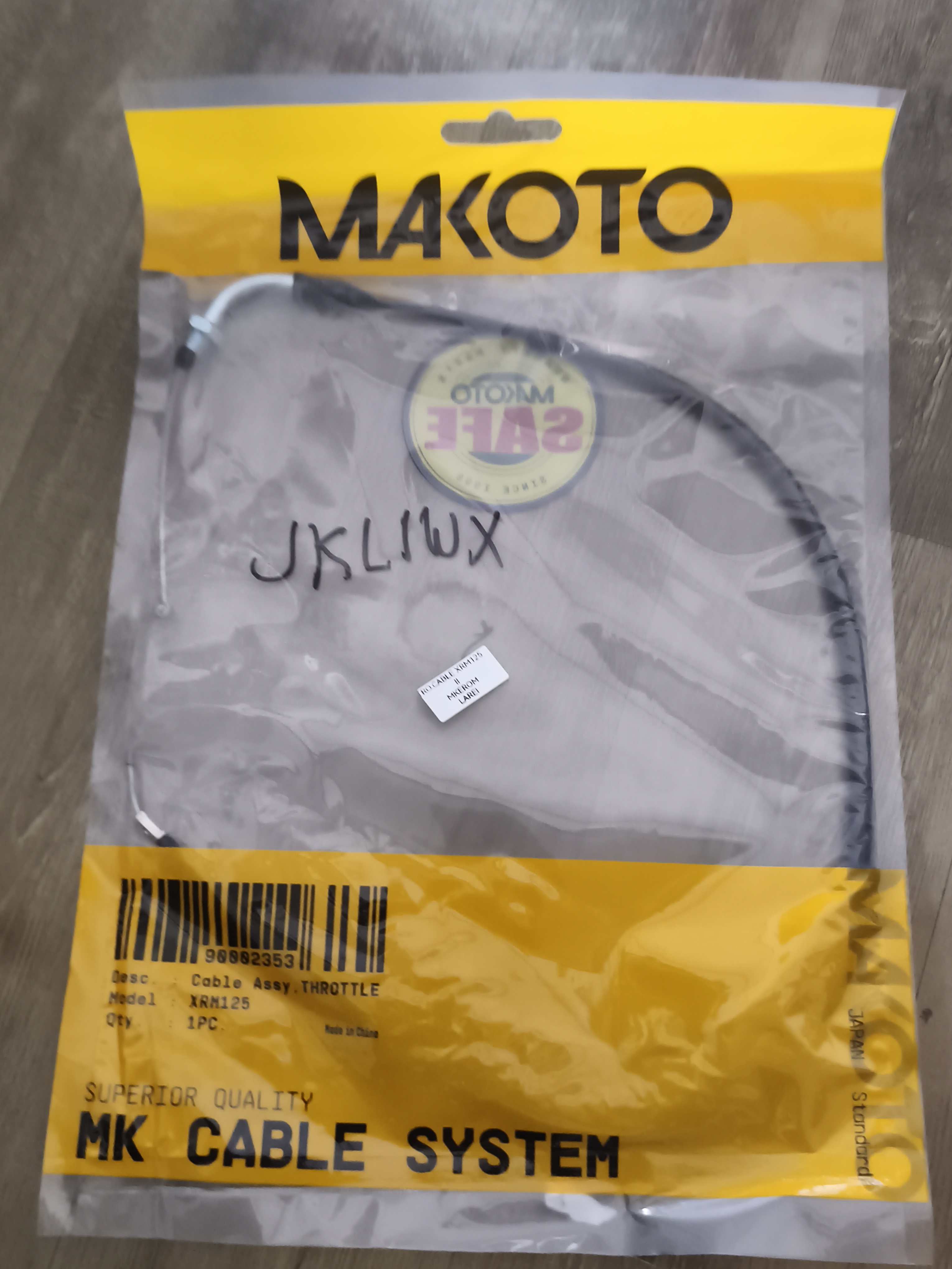 MAKOTO THROTTLE CABLE XRM125