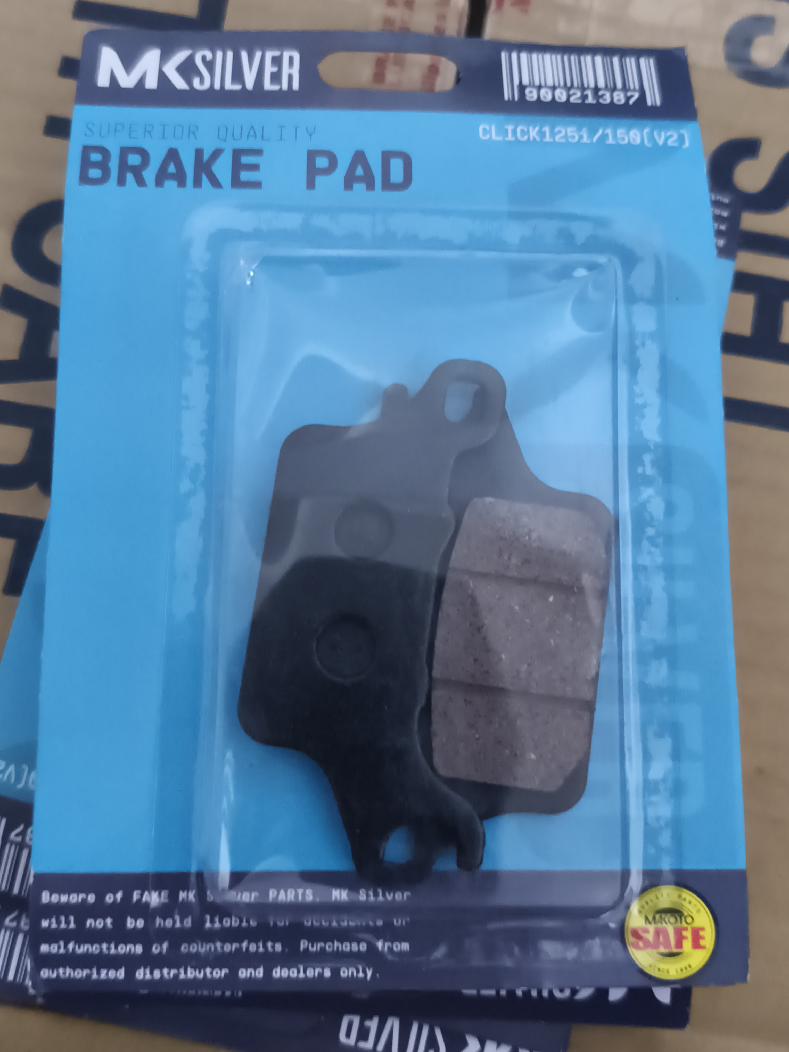 MAKOTO BRAKE PAD CLICK125/150 V2