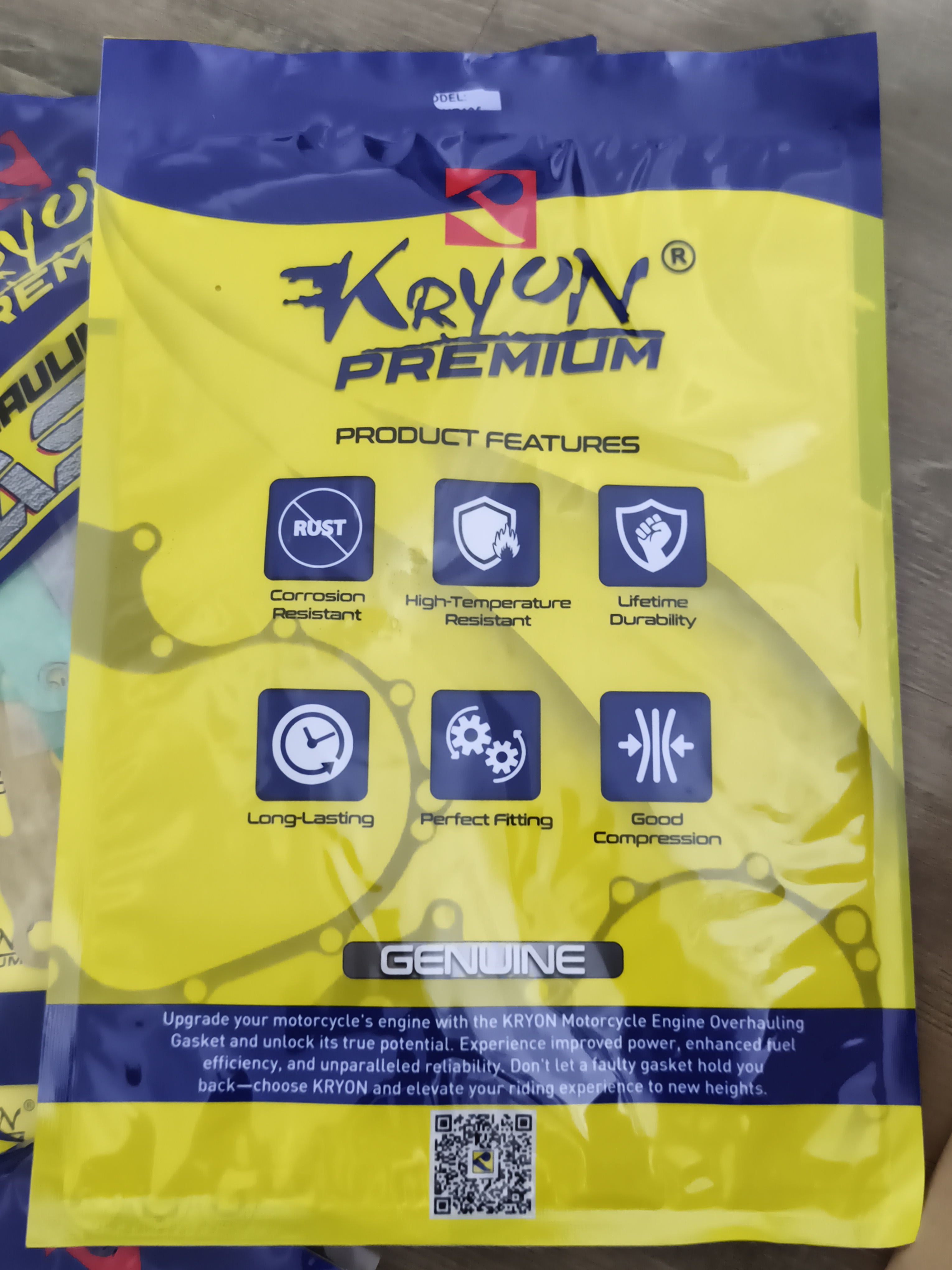 KRYON OVERHAULING GASKET